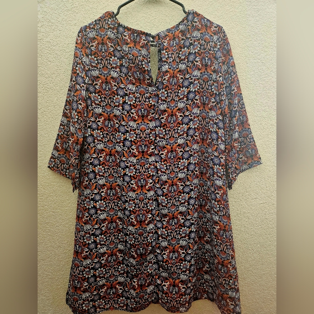 Terranova slip on dress floral fits M to L
